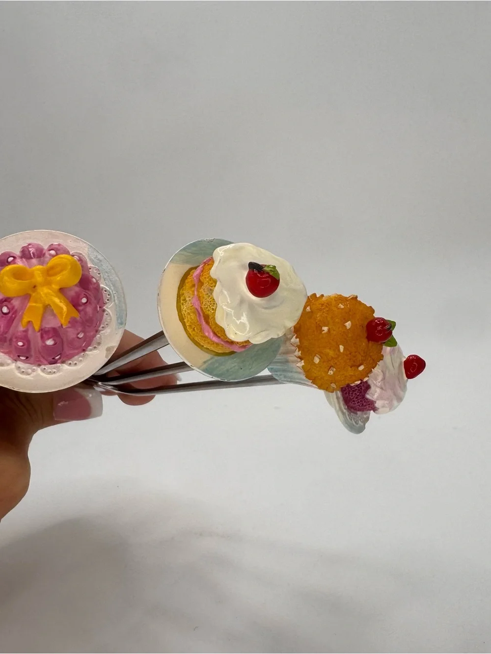 Blond Amsterdam Dessert Fork Set – 4 Whimsical Dessert Forks